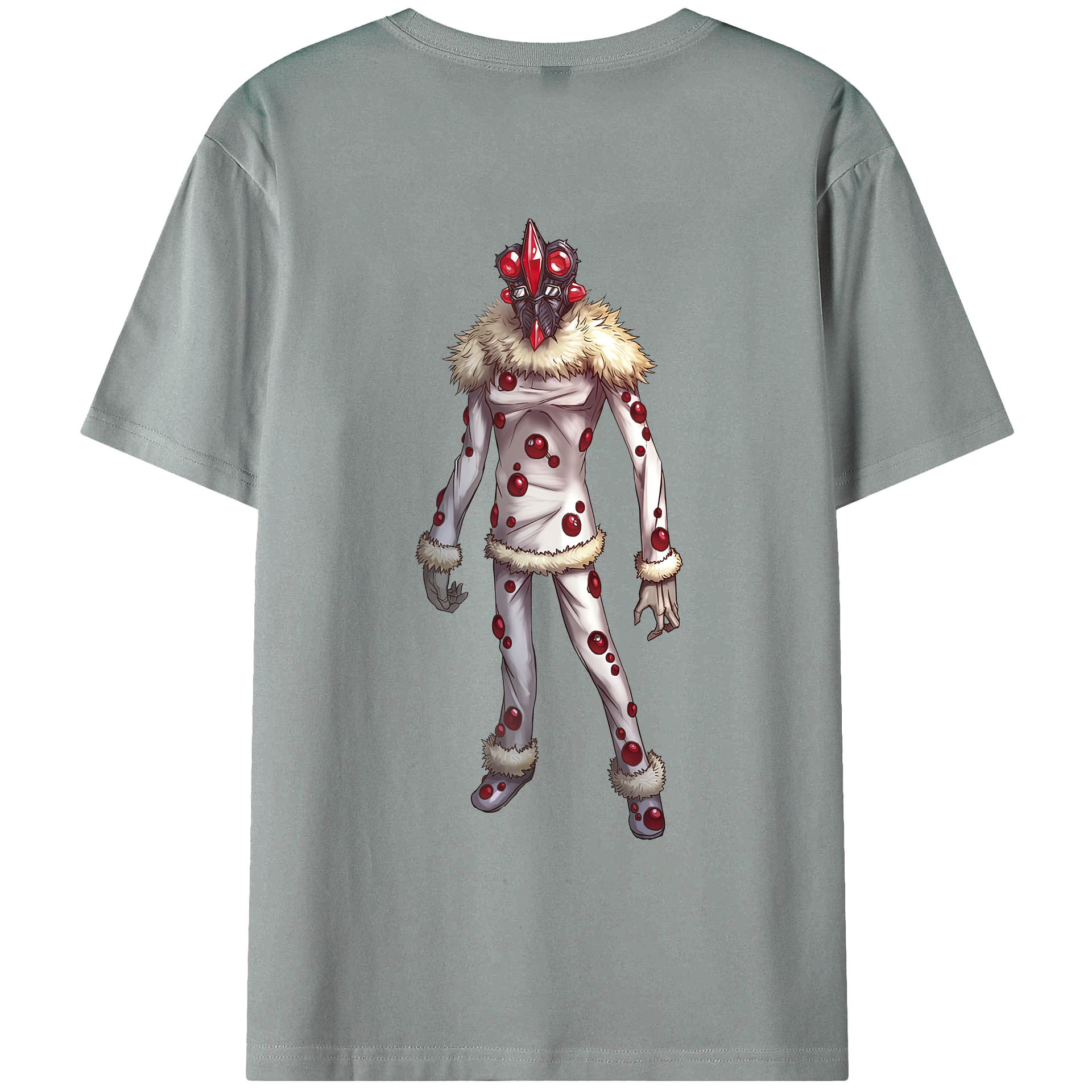 （画像用） ウルトラマン Ultraman 綿100％ メンズ半袖Tシャツ（バックプリント） 通気性